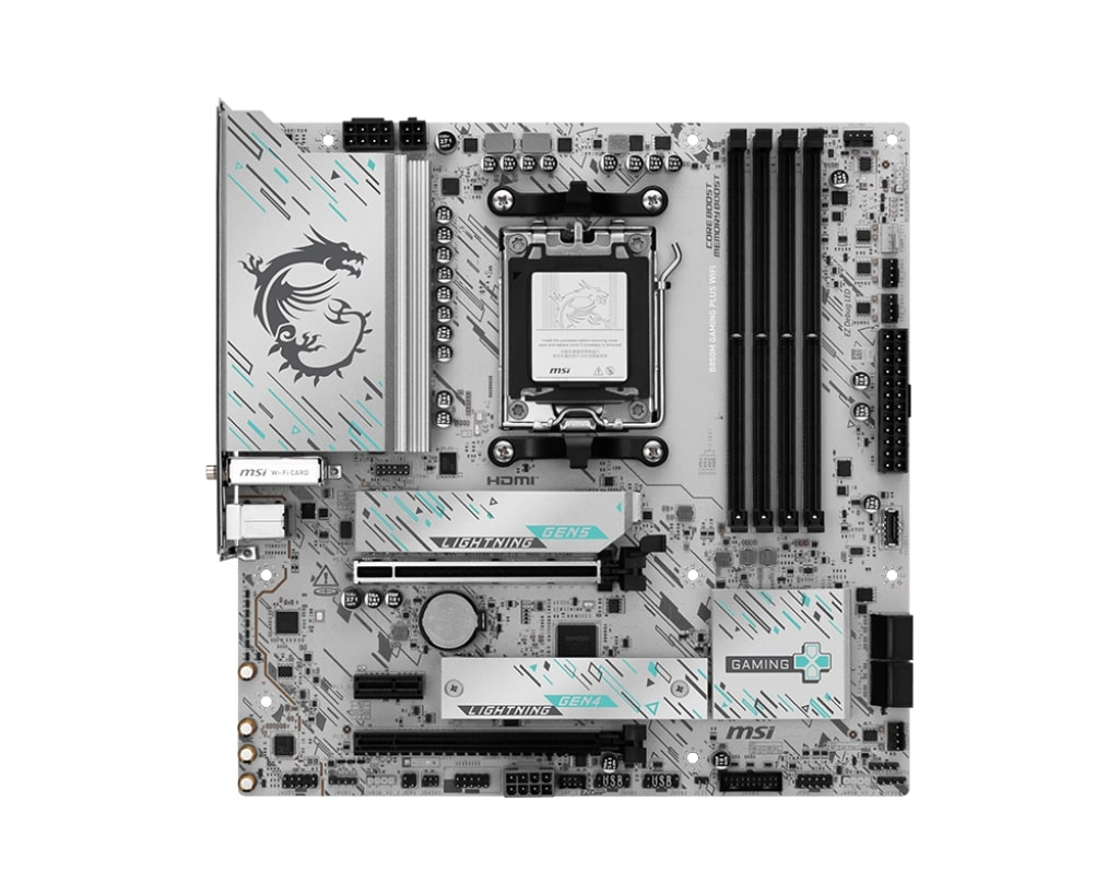 MSI B850M GAMING PLUS WIFI DDR5 AM5 8200(OC)Mhz mATX Gaming (Oyuncu) Anakart