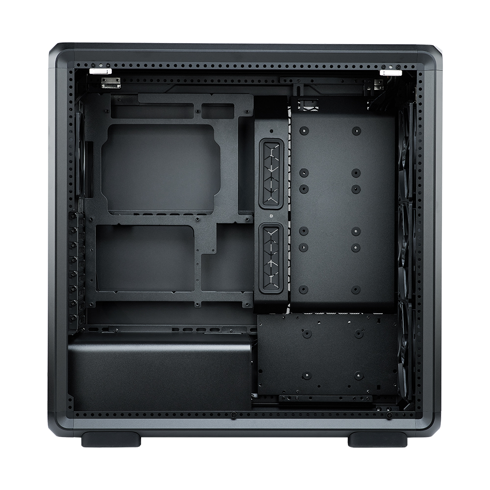 Cooler Master MasterFrame 600TG MF600-KGNN-S00 3x140mm(Ön)-1x120mm(Arka) Fan Modüler ATX Alüminyum Siyah Mid Tower Gaming (Oyuncu) Kasası