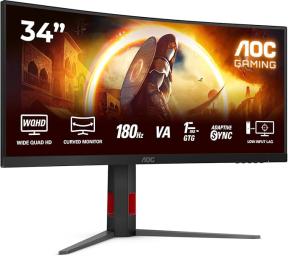 AOC CU34G4 34″ 180Hz 0,5Ms Freesync VA UWQHD Gaming Monitör