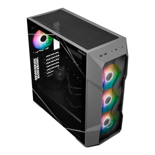 Cooler Master MasterBox TD500 Max V2 Gri 850W ATX 3.0 80+ Gold + Atmos 360MM Sıvı Soğutucu Mesh ATX Mid Tower Gaming (Oyuncu) Kasa (TD500V2-MGNN85-SL0)