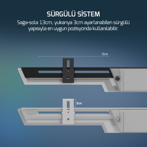Gamepower Heatsync ARGB LCD Ekran Kartı Tutucu Beyaz 