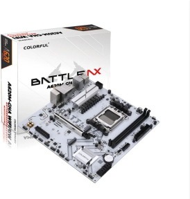 COLORFUL BATTLE-AX A620M-GHA WIFI V14 Beyaz DDR5 7600Mhz mATX AM5 Gaming (Oyuncu) Anakart