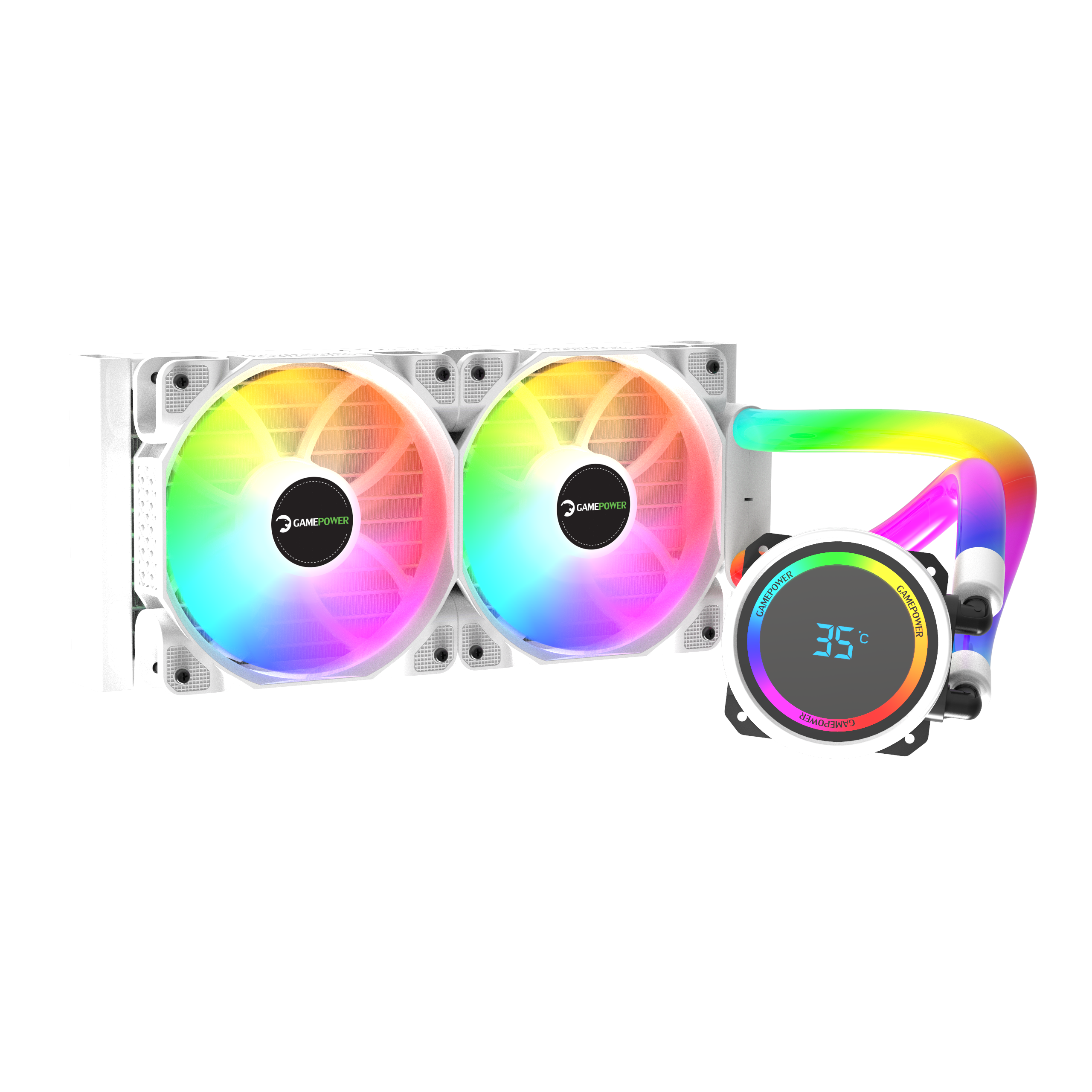 Gamepower Skadi Elite 240 ARGB 240mm Sıvı İşlemci Soğutucu AM5 ve LGA1700 Uyumlu