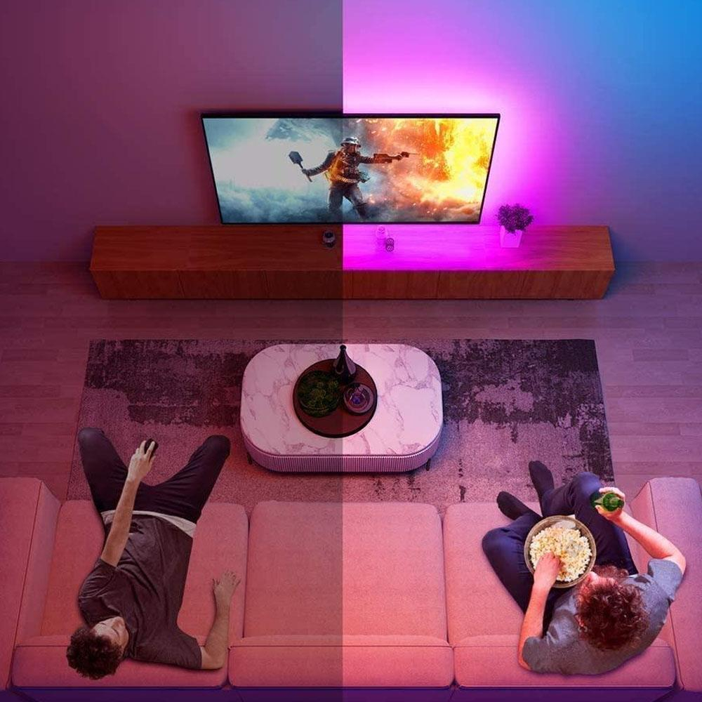 Govee RGBIC Basic Wi-Fi + Bluetooth LED Şerit Işıklar (5M) - H618A3D1