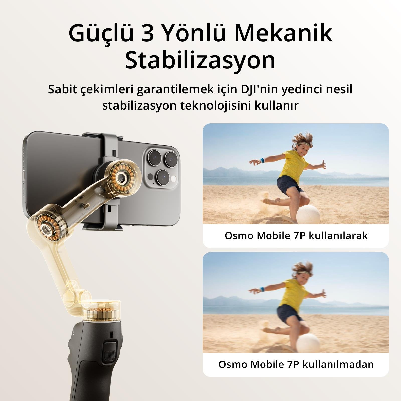 DJI Osmo Mobile 7P Gimbal - DJI Türkiye Garantili