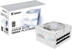 Gigabyte Aorus Elite GP-AE1000PM PG5 ICE 1000w 80+ Platinium PCIe 5.0 - ATX 3.1 Full Modüler Beyaz Power Supply