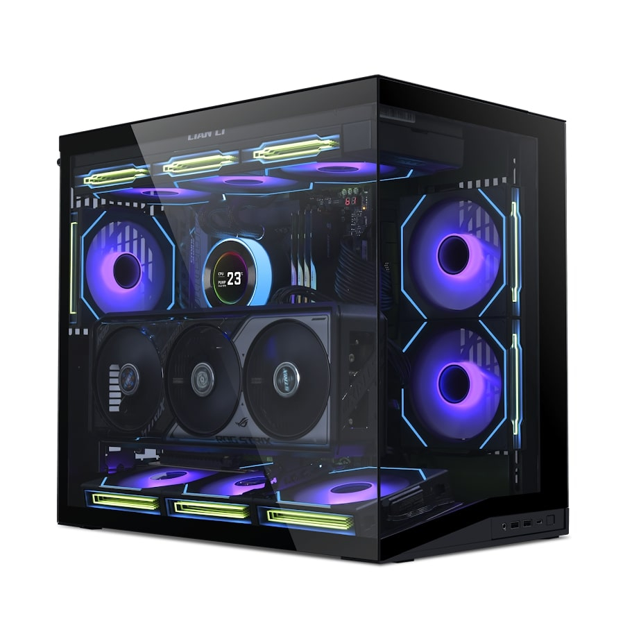 Lian Li O11 Dynamic Mini V2 Siyah Mid Tower ATX Kasa (G99.O11DMIV2X.00)