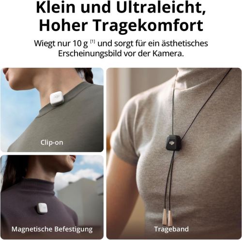 DJI Mic Mini Wireless Tek Kişilik Mikrofon Kiti