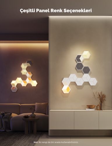 Govee Glide Hexa Ultra Gaming LED Duvar Aydınlatması 7 Parçalı -H606AC81