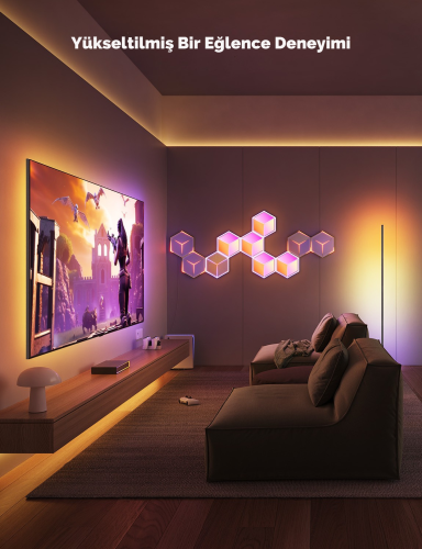 Govee Glide Hexa Ultra Gaming LED Duvar Aydınlatması 7 Parçalı -H606AC81