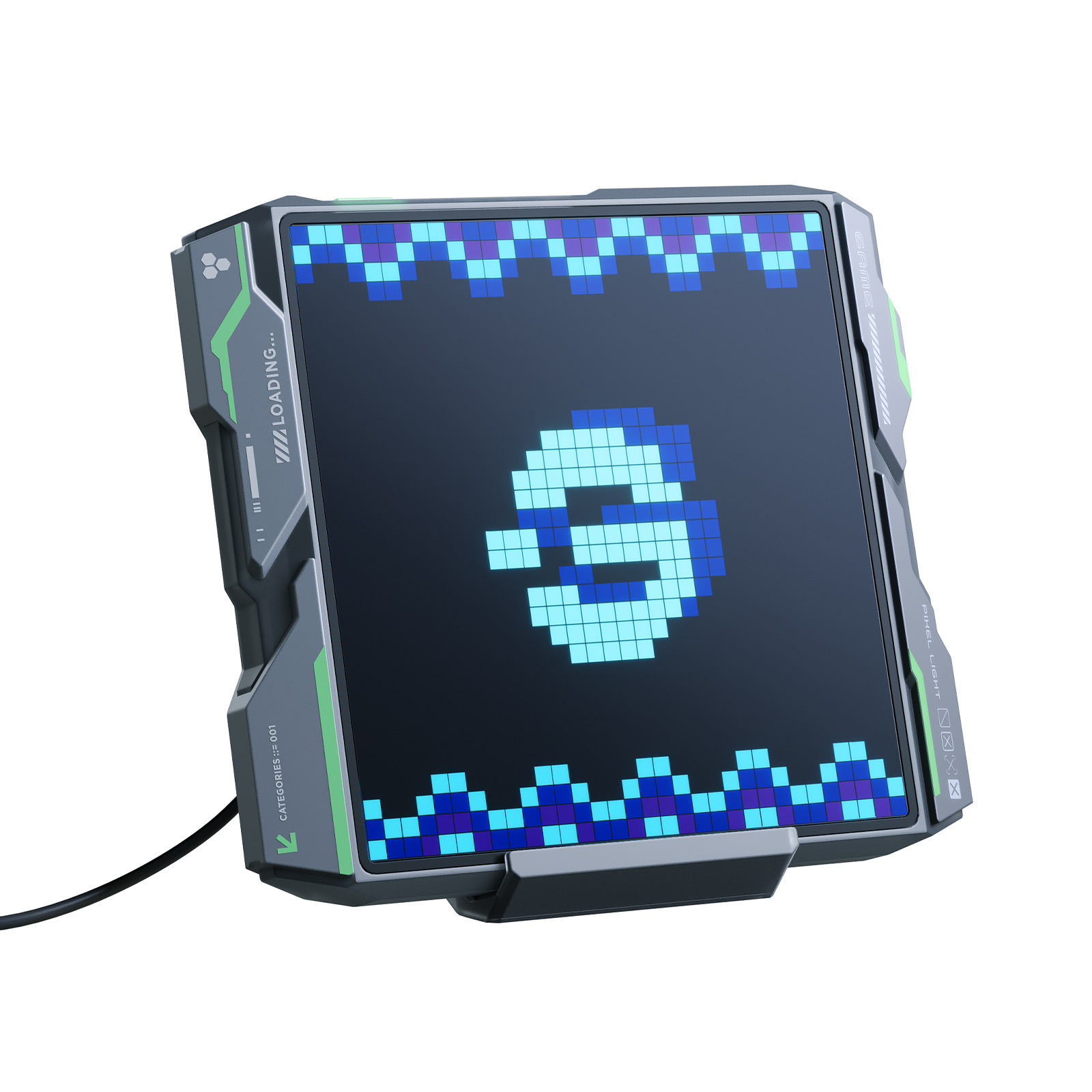 Govee Gaming Pixel Aydınlatma - Eş Zamanlı Saat, Hava Durumu, Borsa Gösterge Fonksiyonlu -H8630C81