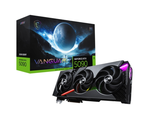 MSI GeForce RTX 5090 32G VANGUARD SOC 32GB GDDR7 512 Bit DLSS 4 Gaming (Oyuncu) Ekran Kartı