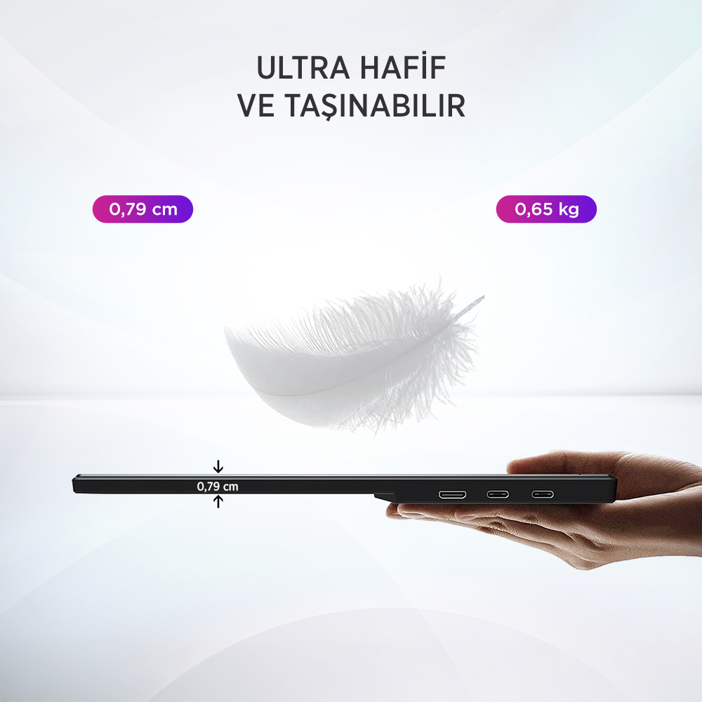 James Donkey JDP15 15,6″ 60Hz Full HD Taşınabilir IPS Monitör