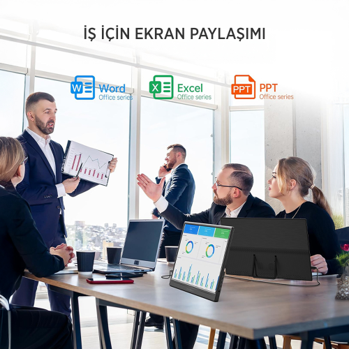 James Donkey JDP15 15,6″ 60Hz Full HD Taşınabilir IPS Monitör