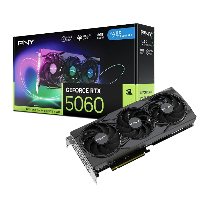 PNY GeForce RTX 5060 8GB GDDR7 OC Ekran Kartı (VCG50608TFXXPB1-O)
