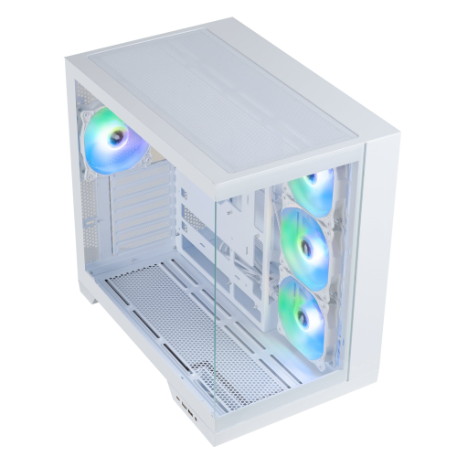 Bitfenix MH100 750W 80+ Bronze PSU 4x120mm ARGB Fan ATX Temperli Cam Beyaz Gaming (Oyuncu) Kasa