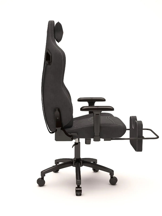 Zio Venom 1565B1110 Jet Black Keten Oyuncu Koltuğu