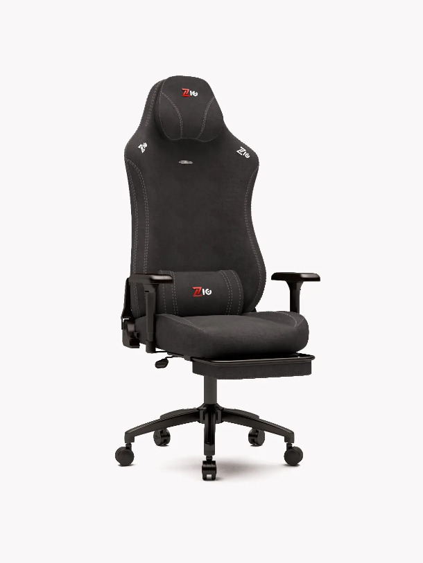 Zio Gaming Valor 1590B1110 Ayak Uzatmalı Profesyonel Oyuncu Koltuğu - Antrasit Kumaş