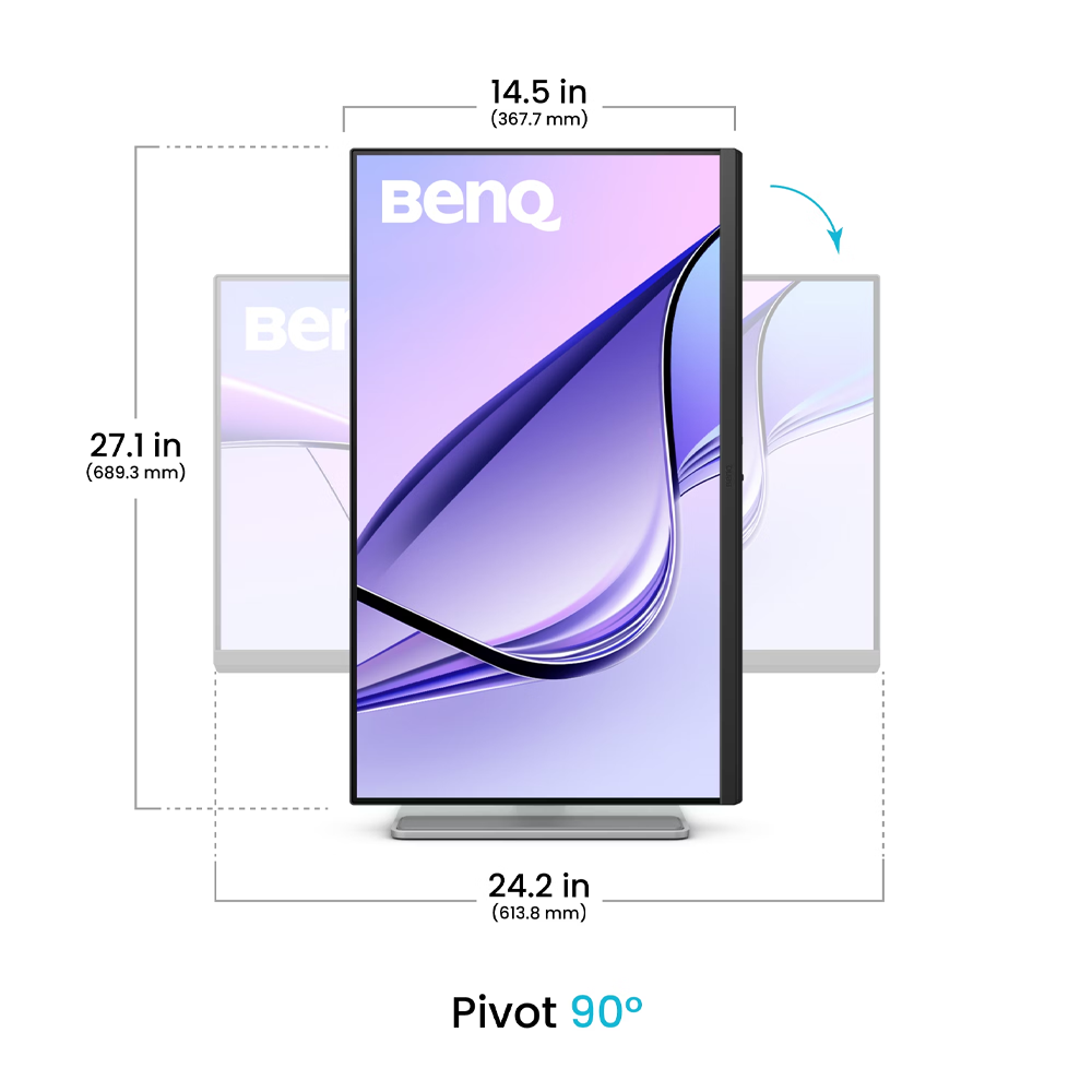 BenQ MA270U 27″ 5ms 60Hz HDMI IPS Pivot 4K Gaming Monitör