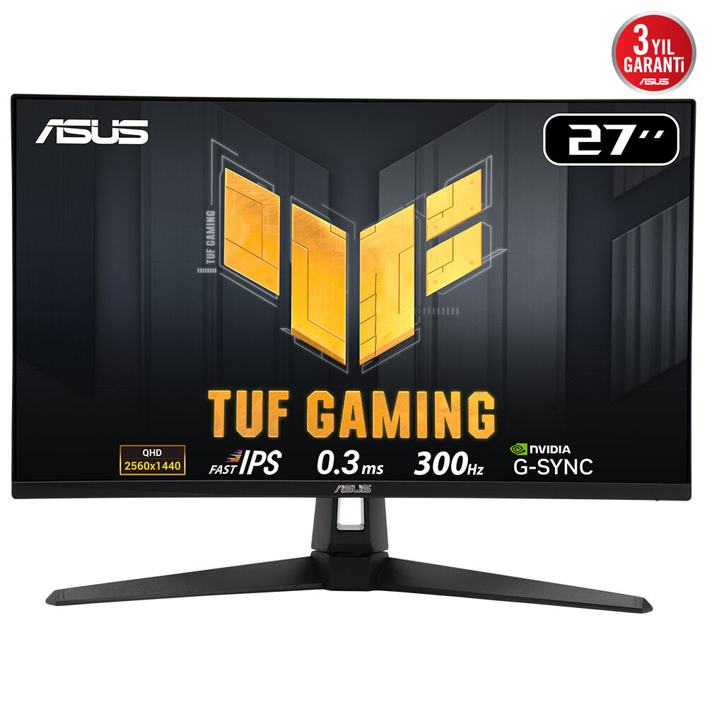 ASUS TUF GAMING VG27AQM5A 27″ 300Hz 1ms Eyecare QHD Fast IPS Gaming (Oyuncu) Monitör