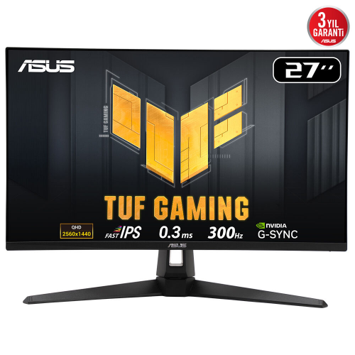 ASUS TUF GAMING VG27AQM5A 27″ 300Hz  1ms  Eyecare QHD Fast IPS Gaming (Oyuncu) Monitör