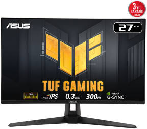 ASUS TUF GAMING VG27AQM5A 27″ 300Hz  1ms  Eyecare QHD Fast IPS Gaming (Oyuncu) Monitör