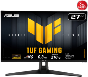 ASUS TUF GAMING VG27AQ5A 27″ 210Hz  0.3ms  2K QHD Fast IPS Gaming (Oyuncu) Monitör
