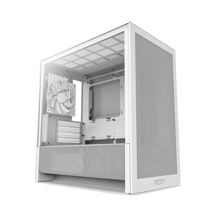 NZXT H Series H3 Flow CC-H31FW-01 mATX Beyaz Gaming (Oyuncu) Kasası