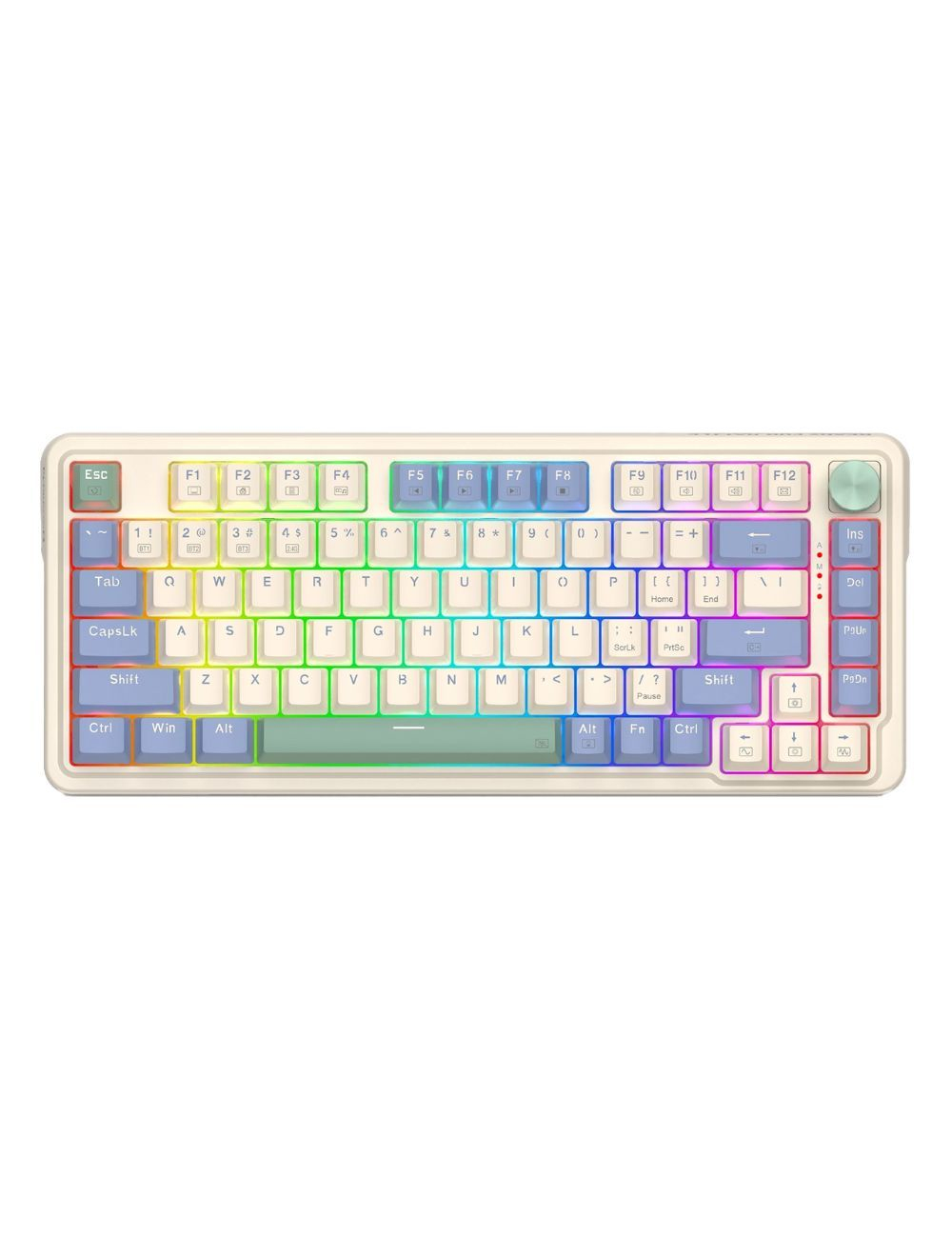 REDRAGON UCAL PRO K673CPG-RGB-PRO Beyaz Kablosuz Klavye
