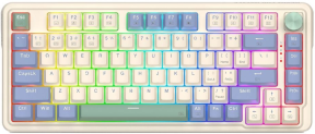 REDRAGON UCAL PRO K673CPG-RGB-PRO Beyaz Kablosuz Klavye