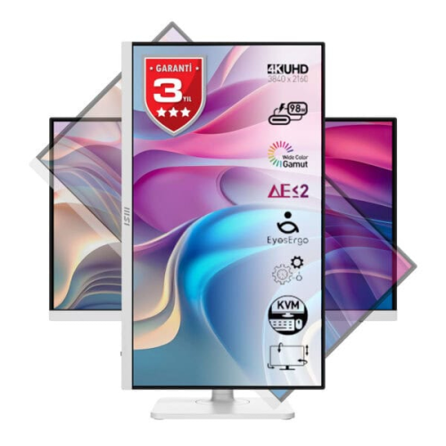 MSI MODERN MD272UPHW 27″ 60Hz 4Ms 4K UHD Adaptive Sync IPS Pivot Monitör