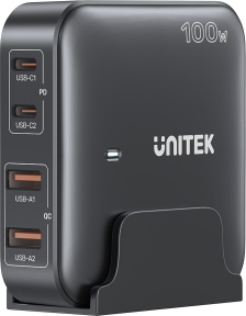 Unitek 100W Masaüstü Şarj İstasyonu Siyah (P1229ABK)