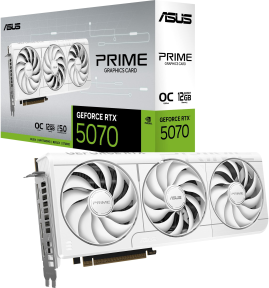 ASUS PRIME GeForce RTX 5070 12GB OC White Edition PRIME-RTX5070-O12G-WHITE GDDR7 192Bit Gaming (Oyuncu) Ekran Kartı