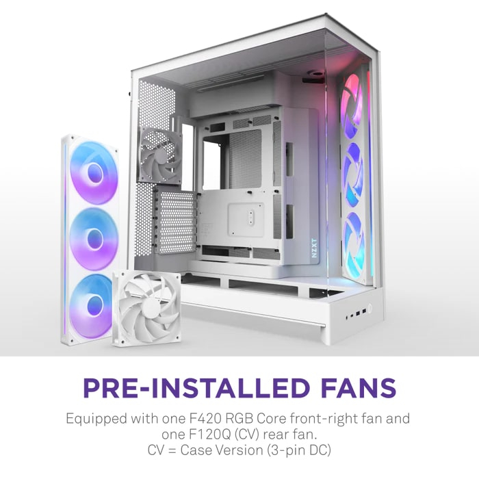 NZXT H Series H9 Flow RGB CM-H92FB-R1 Siyah ATX Mid Tower Gaming (Oyuncu) Kasa