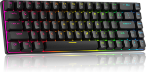 MageGee MK-BOX 68 Tuş RGB Hot-Swap Manyetik Kablolu Siyah Gaming Klavye
