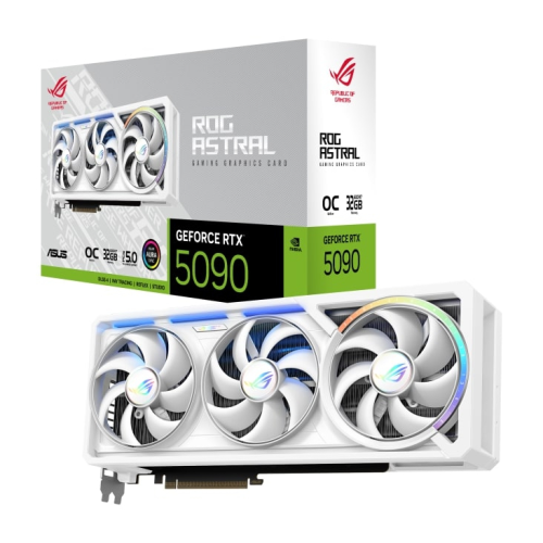 ASUS ROG Astral GeForce RTX 5090 32GB OC White Edition ROG-ASTRAL-RTX5090-O32G-W GDDR7 512Bit Gaming (Oyuncu) Ekran Kartı
