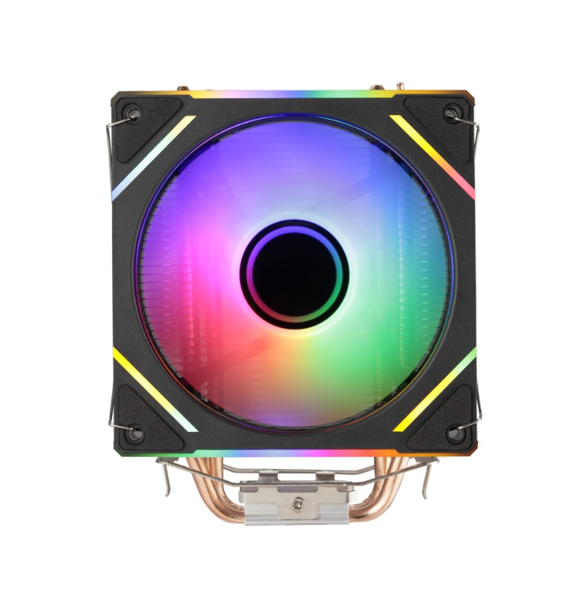 Evercool CS-120 Rainbow RGB 12CM AM5- / 1700 Uyumlu CPU Kule Tipi Soğutucusu