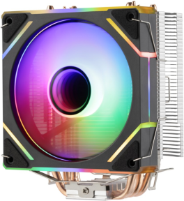 Evercool CS-120 Rainbow RGB 12CM AM5- / 1700 Uyumlu CPU Kule Tipi Soğutucusu