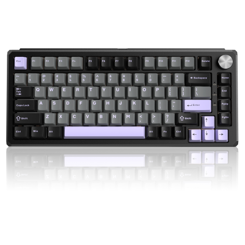 MageGee Captain75 82 Tuş Wireless/Bluetooth/Kablolu Manyetik RGB Hot-Swap Gasket Siyah Gaming Klavye