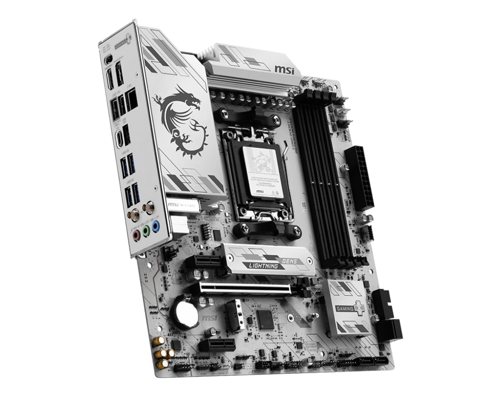 MSI B850M GAMING PLUS WIFI6E DDR5 AMD B850 AM5 Soket DDR5 8200+(OC)MHz mATX Anakart