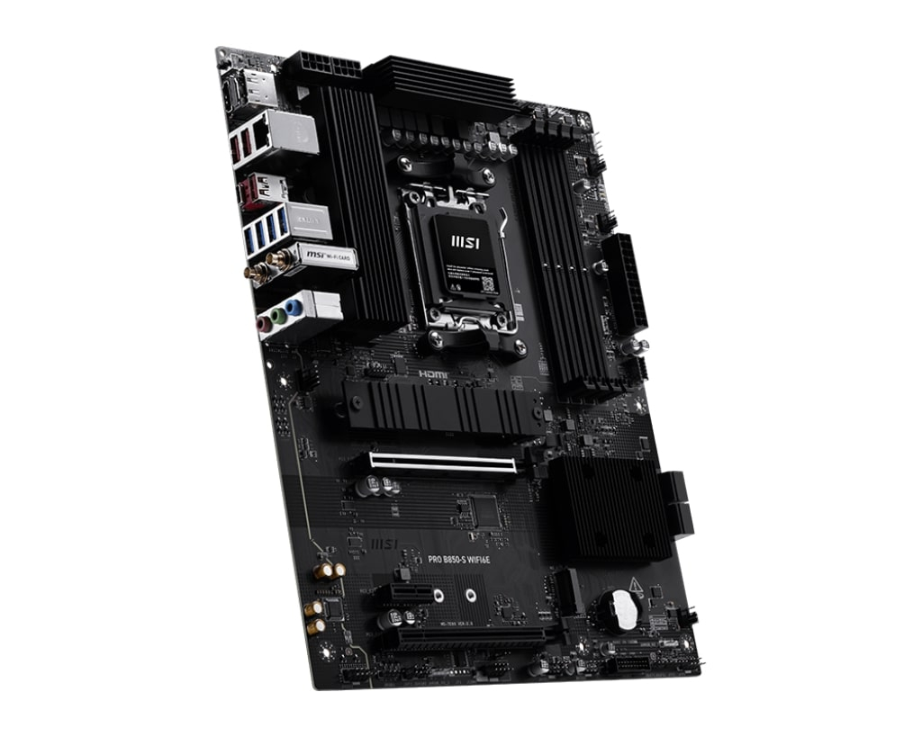 MSI PRO B850-S WIFI6E DDR5 AMD B850 AM5 Soket DDR5 8200+(OC)MHz ATX Anakart