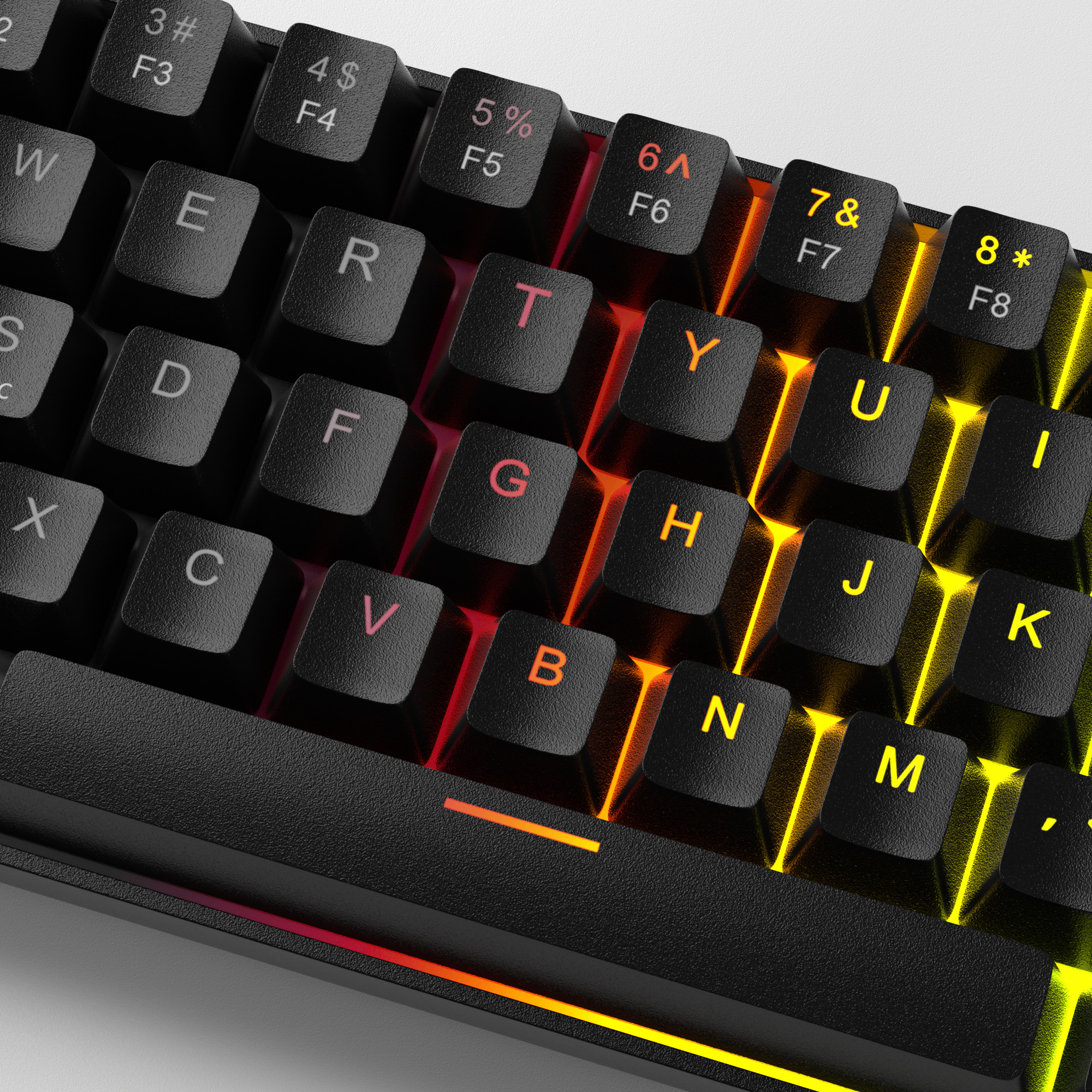 MageGee MK-BOX 68 Tuş RGB Hot-Swap Manyetik Kablolu Siyah Gaming Klavye