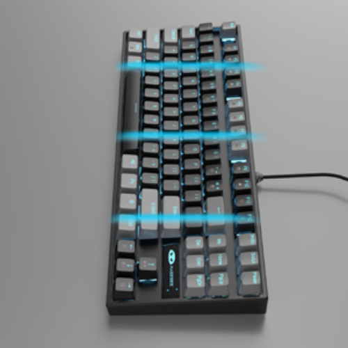 MageGee MK-STAR 87 Tuş Red Switch Gri-Siyah Kablolu Türkçe Q Mekanik Gaming Klavye