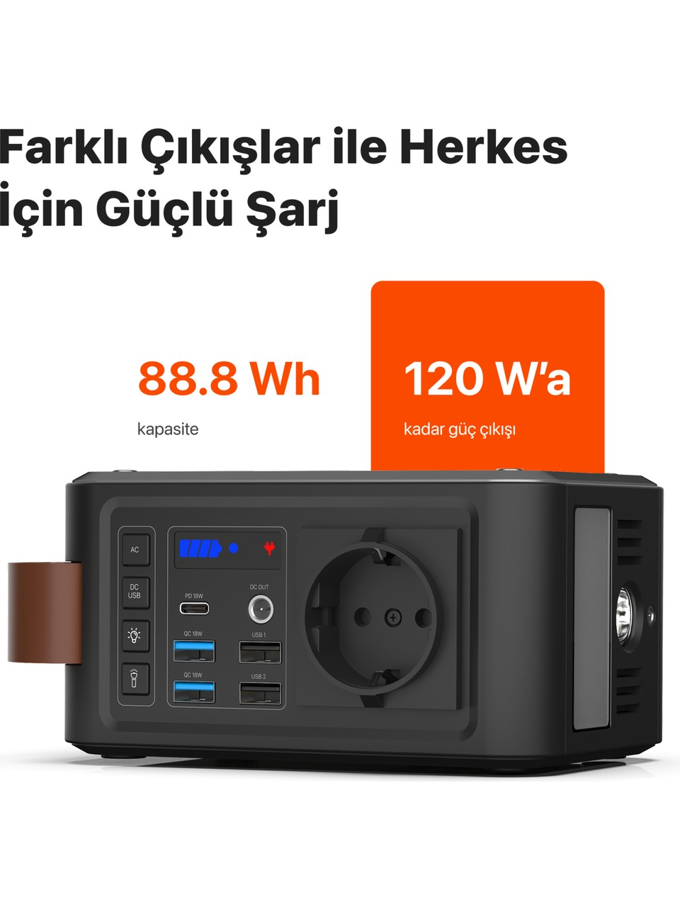 Xenon Smart Taşınabilir Kablosuz Güç İstasyonu X6801