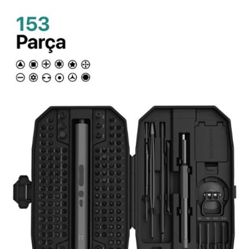 Xenon Smart X6833 Hassas Şarjlı Tornavida Seti (153 parça)