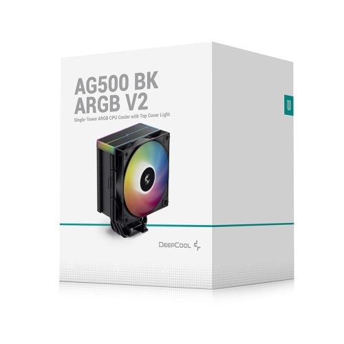 DeepCool AG500-BK-ARGB-V2 Kule Tipi İşlemci Soğutucu