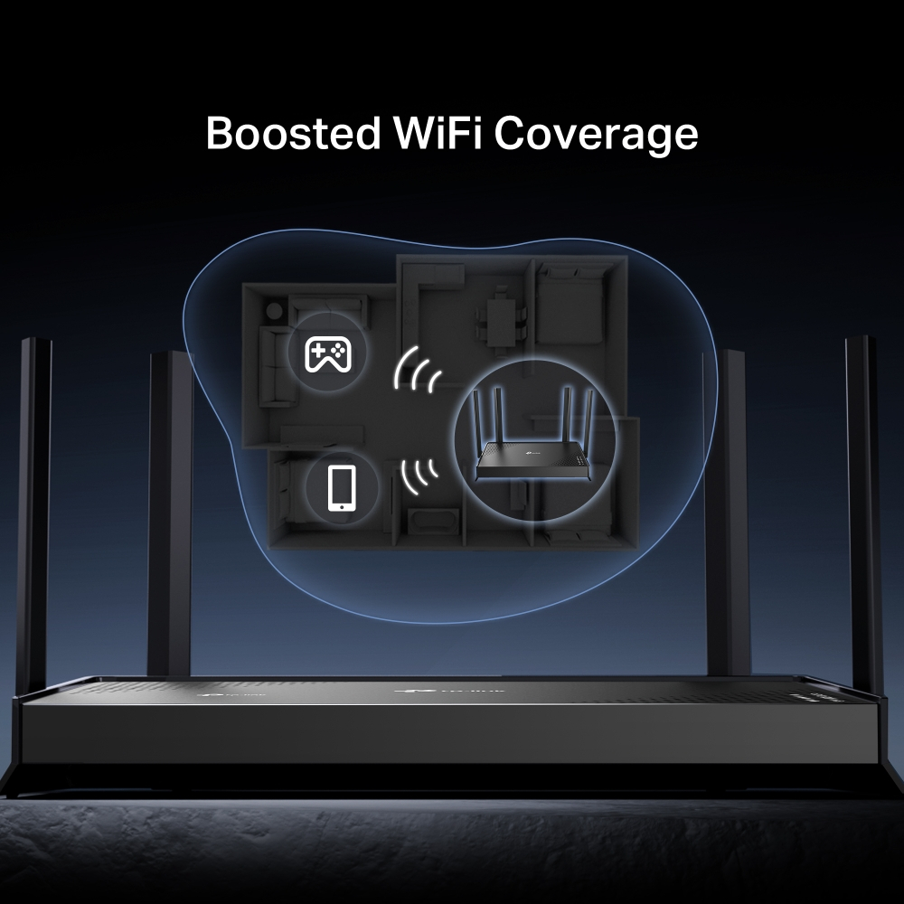 TP-Link Archer BE220 BE3600 Çift Bant Wi-Fi 7 Router