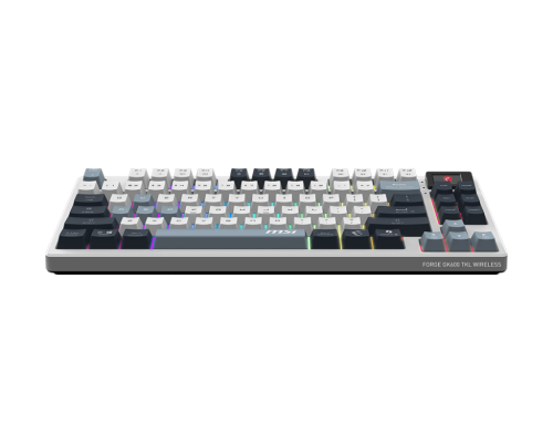 MSI FORGE GK600 TKL WIRELESS SKY TR RGB Mekanik Gaming (Oyuncu) Klavye