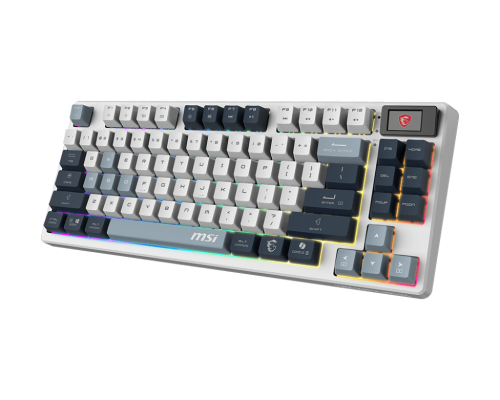 MSI FORGE GK600 TKL WIRELESS SKY TR RGB Mekanik Gaming (Oyuncu) Klavye