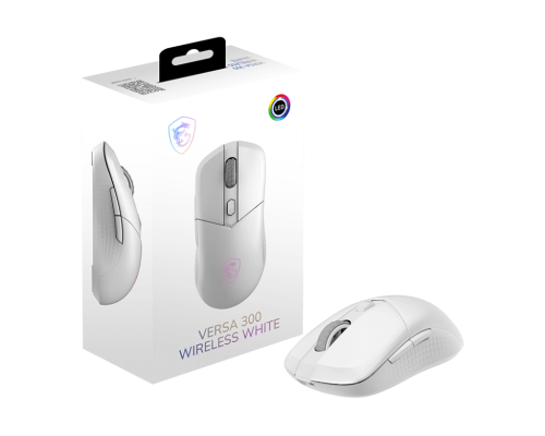 MSI VERSA 300 Wireless Beyaz Gaming (Oyuncu) Mouse